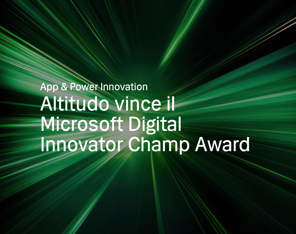 Altitudo vince il Digital Innovator Champ Award al Microsoft Partner Summit 2024